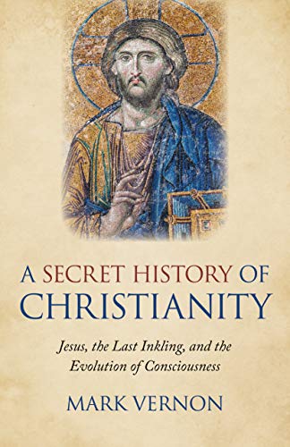 Book cover featuring a mosaic-style image of Jesus and red title text.