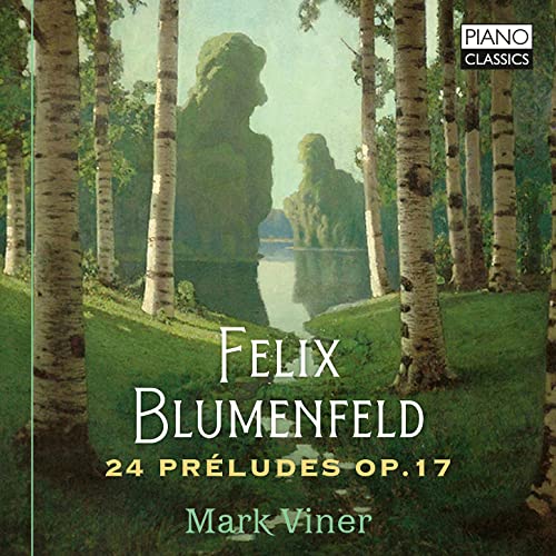 CD cover: birch trees, a statue, and text “Felix Blumenfeld” and “Mark Viner”.