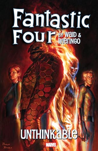 Fantastic Four comic book cover featuring The Thing engulfed in flames.