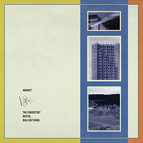 CD cover with architectural photos and abstract graphic elements.