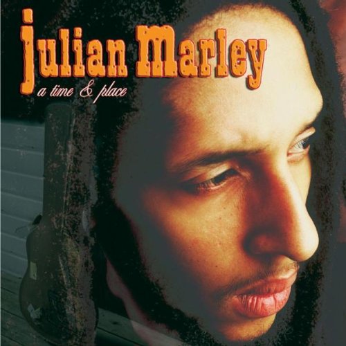 CD cover for Julian Marley’s “A Time And Place” album, portrait.