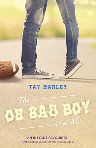 Book cover: two people in jeans, a football, and bold title text.
