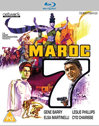 Maroc 7" Blu-ray cover featuring film characters and a desert scene.