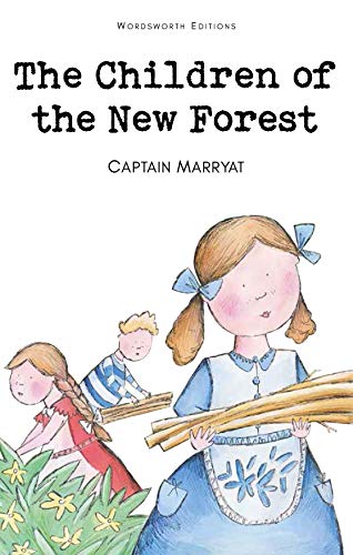 Book cover illustration of three children carrying bundles of sticks in a forest.