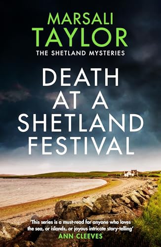 Book cover featuring a stormy sky over a coastal landscape with a stone wall.