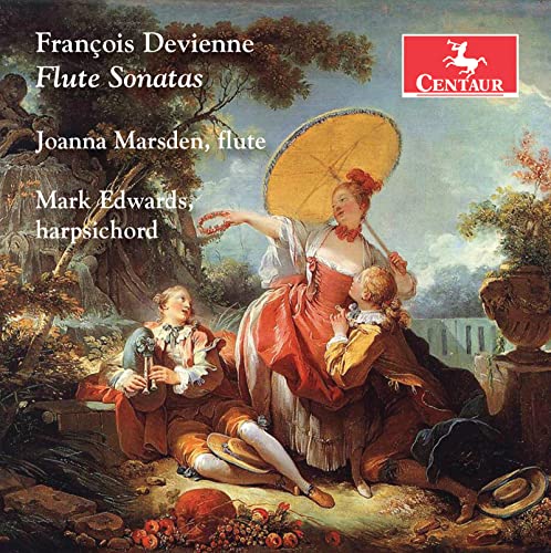 CD cover: 18th-century painting of figures with a flute and parasol.