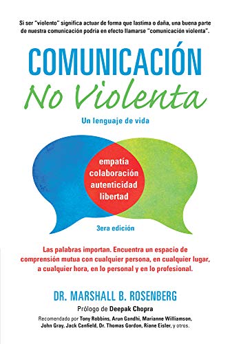 Book cover with blue and green speech bubbles and red circle on white background.