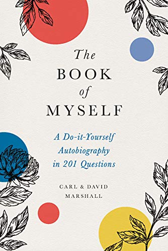 Book cover with floral designs, title “The Book of Myself,” and authors’ names.