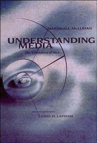 Book cover for Understanding Media by Marshall McLuhan featuring a stylized eye graphic.