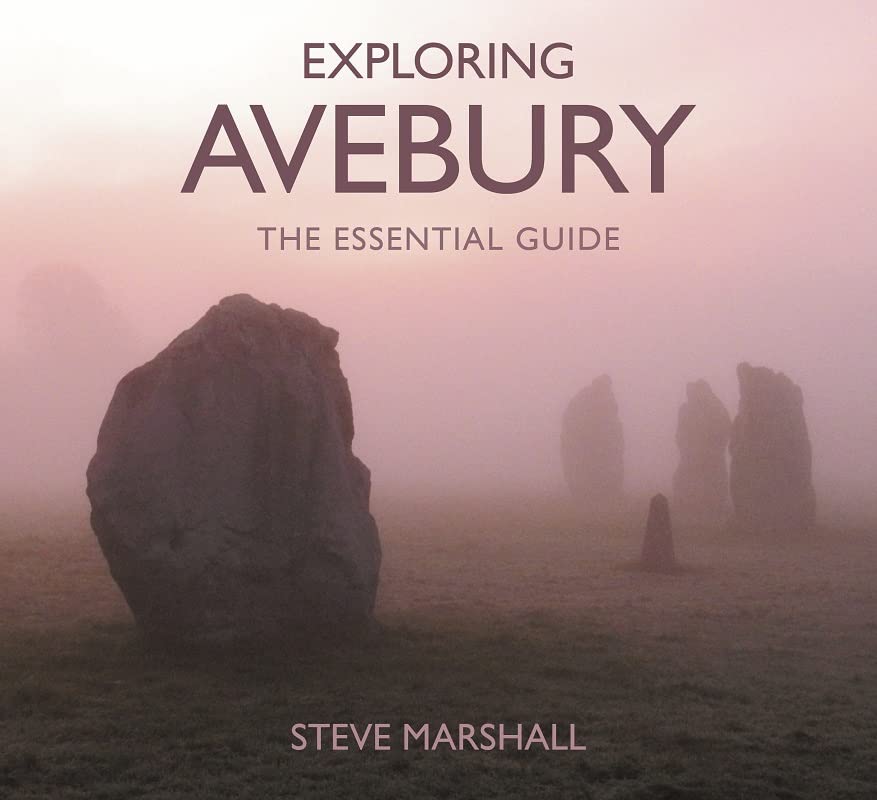 Book cover featuring Avebury stone circle in misty landscape.