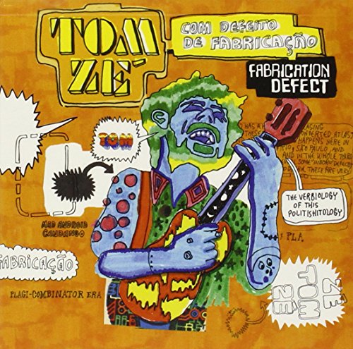 CD cover: hand-drawn illustration of a man playing guitar, orange background.