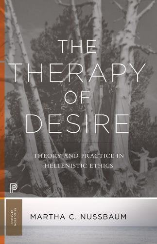 Book cover with white text on a blurred forest background.