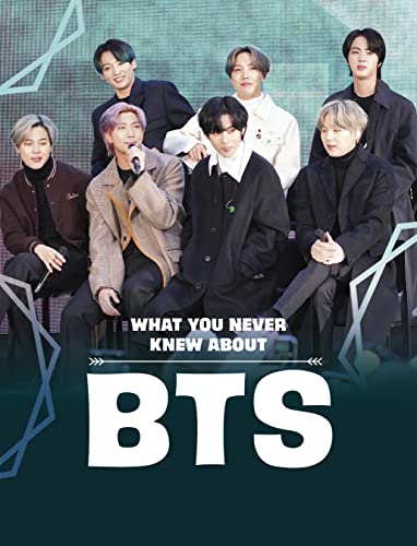 Book cover featuring the seven members of the band BTS.