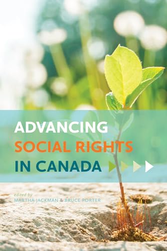 Book cover: “Advancing Social Rights in Canada” with a plant image.