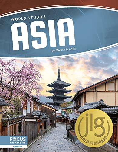 Book cover: "Asia" with a Japanese pagoda and traditional buildings.