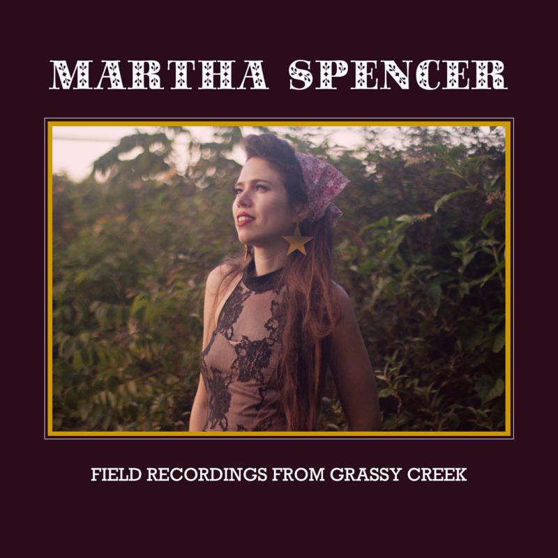 CD cover for Martha Spencer’s “Grassy Creek” featuring a woman in lace.
