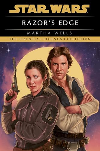 Book cover featuring Princess Leia and Han Solo against a yellow backdrop.