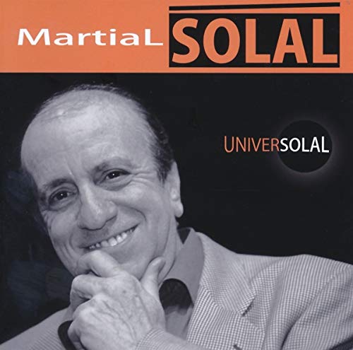 CD cover for Martial Solal’s “Universolal” featuring a portrait of the artist.