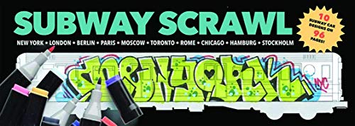 Book cover featuring colorful graffiti on a subway car illustration.
