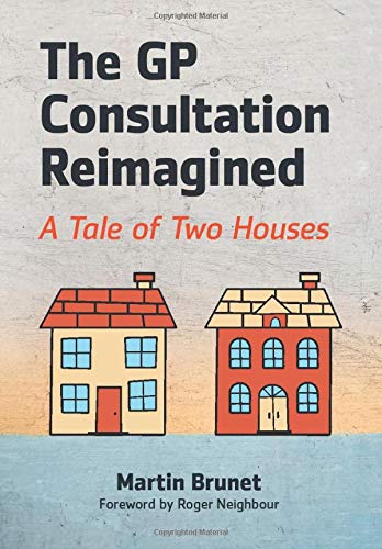 Book cover with title and illustration of two colorful houses.