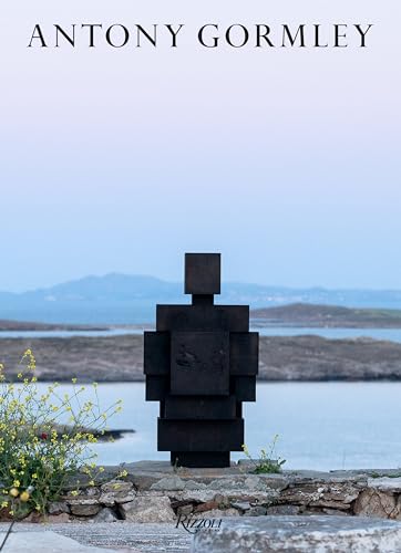 Book cover featuring a dark, stacked sculpture against a coastal landscape.