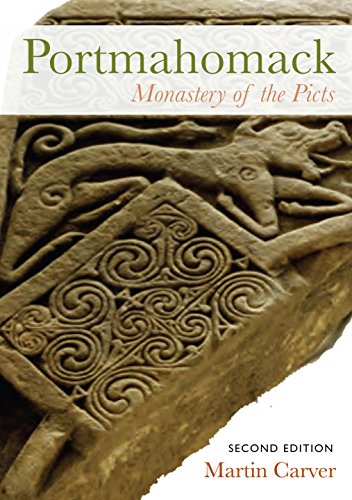Book cover featuring Pictish stone carving of intertwined animals.