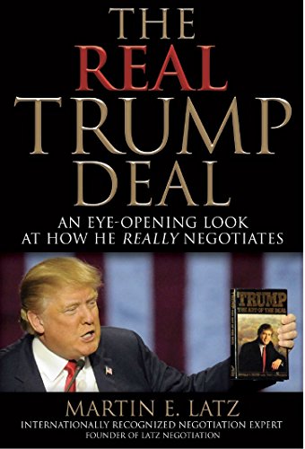 Book cover featuring Donald Trump and title "The Real Trump Deal.