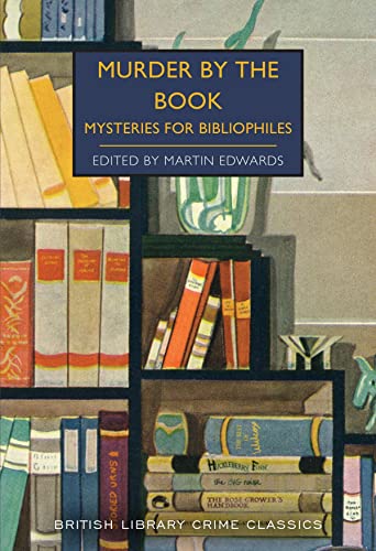 Book cover illustration of a bookshelf filled with various books and a central title.