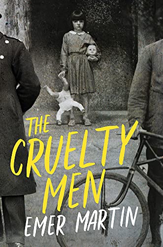 Book cover: black and white photo of children with uniformed figures.