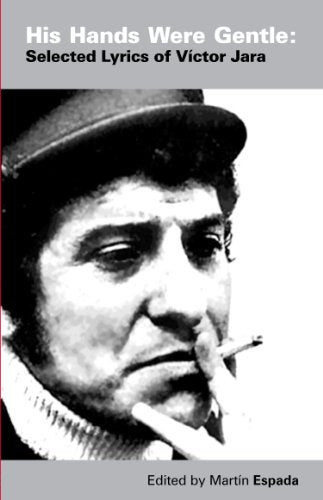 Book cover featuring a black and white portrait of Victor Jara.