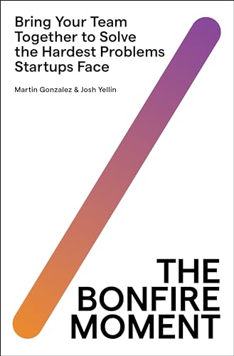 Book cover with purple and orange diagonal stripe, bold black title.