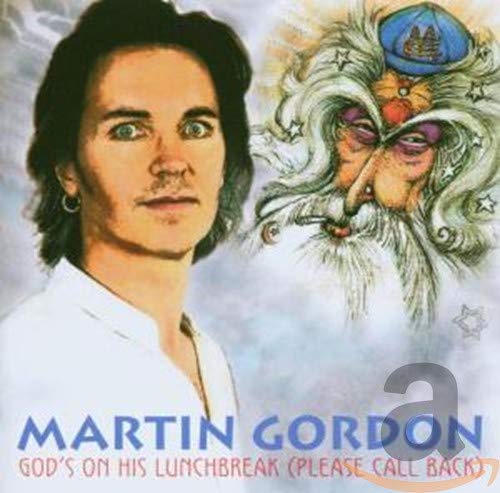 CD cover featuring Martin Gordon and surreal, colorful artwork.