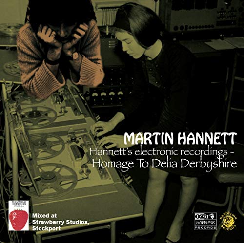 CD cover featuring two people with vintage recording equipment.