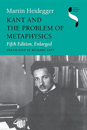 Book cover: "Kant and the Problem of Metaphysics" featuring a portrait.