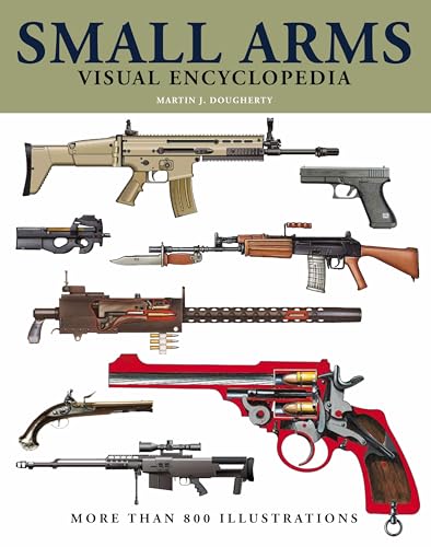 Book cover displaying detailed illustrations of various firearms and weapons.