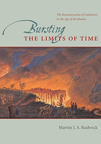 Book cover with painting of a fiery landscape and figures observing.