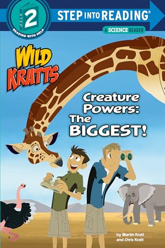 Wild Kratts" book cover featuring a giraffe, children, and other animals.
