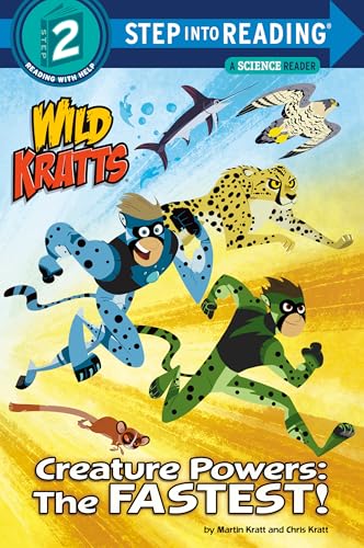 Wild Kratts book cover featuring Chris and Martin with fast animals.