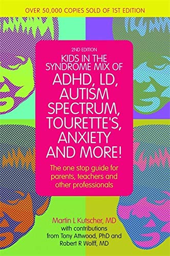 Book cover with colorful, patterned background and bold text about neurodiversity.