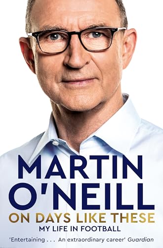 Book cover featuring a portrait of Martin O’Neill, former football manager.