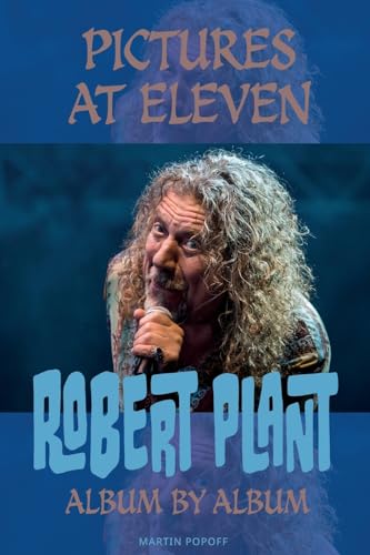Book cover featuring Robert Plant performing with microphone in hand.