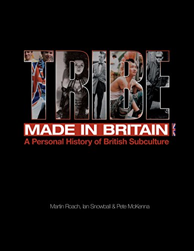 Book cover for “TRIBE: Made in Britain,” featuring diverse subculture portraits.