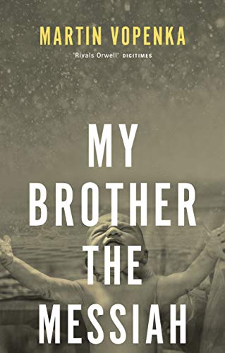 Book cover: "My Brother the Messiah" with a baby’s face and arms raised.