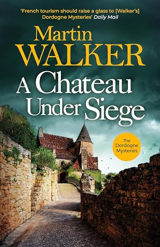 Book cover showing a stone path leading toward a French chateau under stormy skies.
