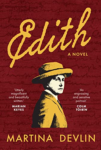 Book cover for “Edith” featuring a portrait of a woman in a hat.
