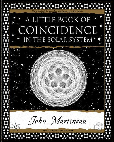 Book with astronomy themes, likely featuring diagrams and text on solar system patterns.
