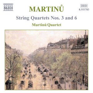 CD cover featuring a painting of a busy city street with trees and buildings.