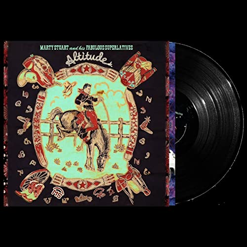 Vinyl record of “Altitude” by Marty Stuart and His Fabulous Superlatives.