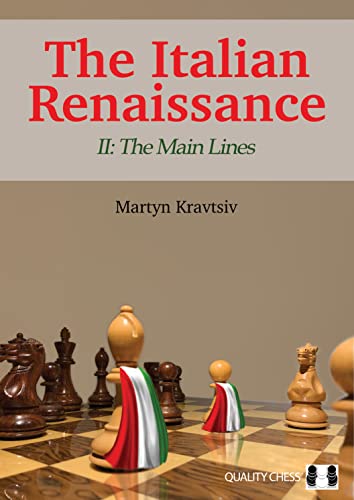 Chess book cover, "The Italian Renaissance II," with chess pieces.