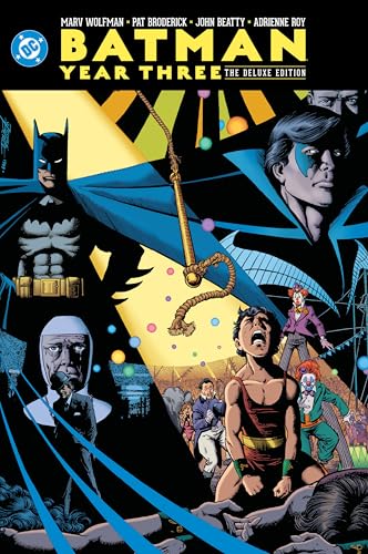 Batman: Year Three deluxe edition cover with Batman, Robin, and villains.